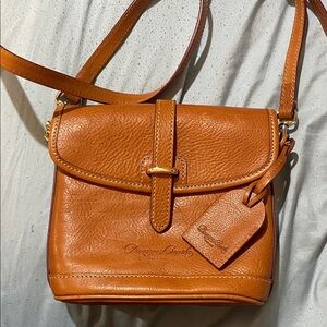 Dooney & Bourke Chestnut Leather Crossbody Bag